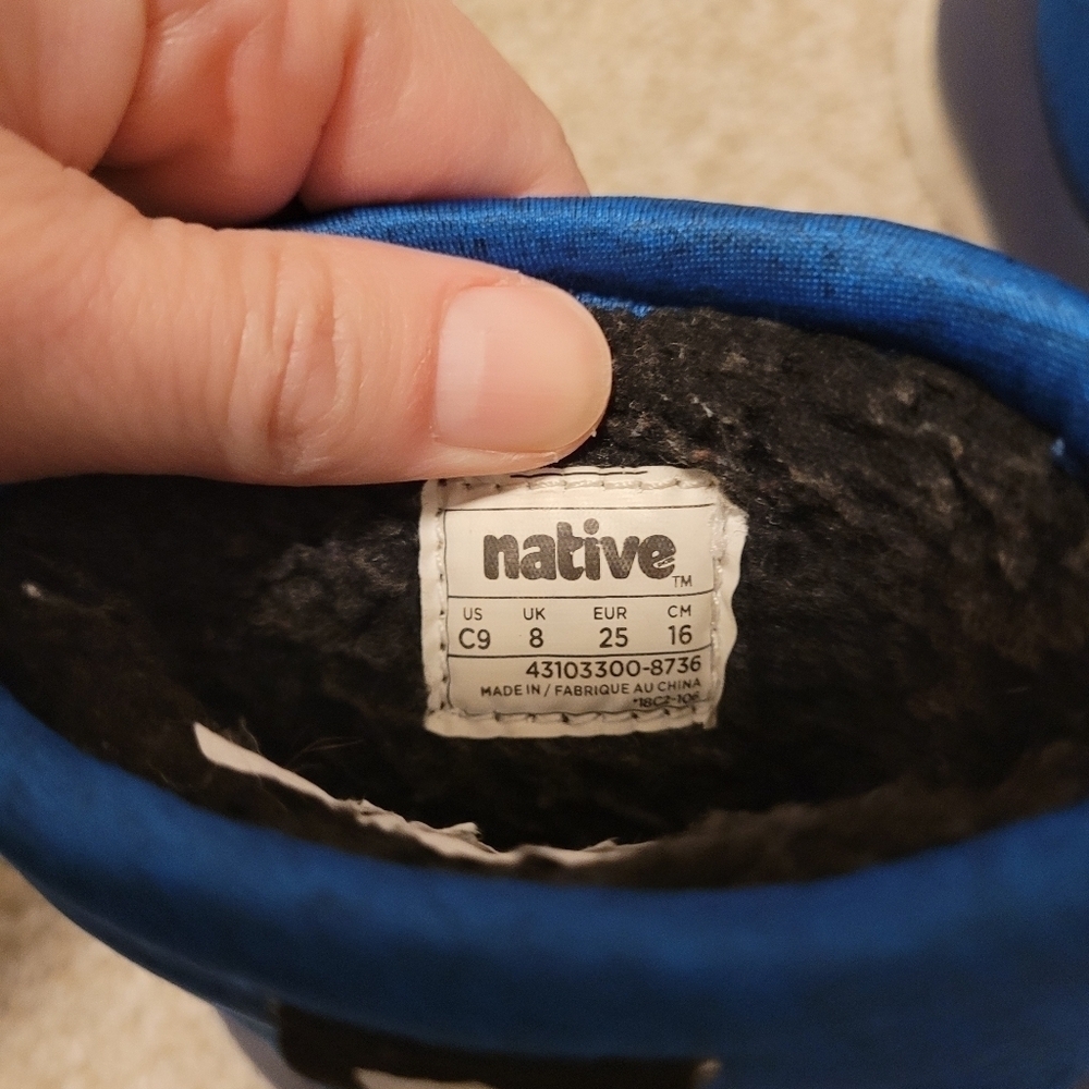 Native Child Ranger Outdoor Drawstring Booties Size 9 - Picture 5 of 5